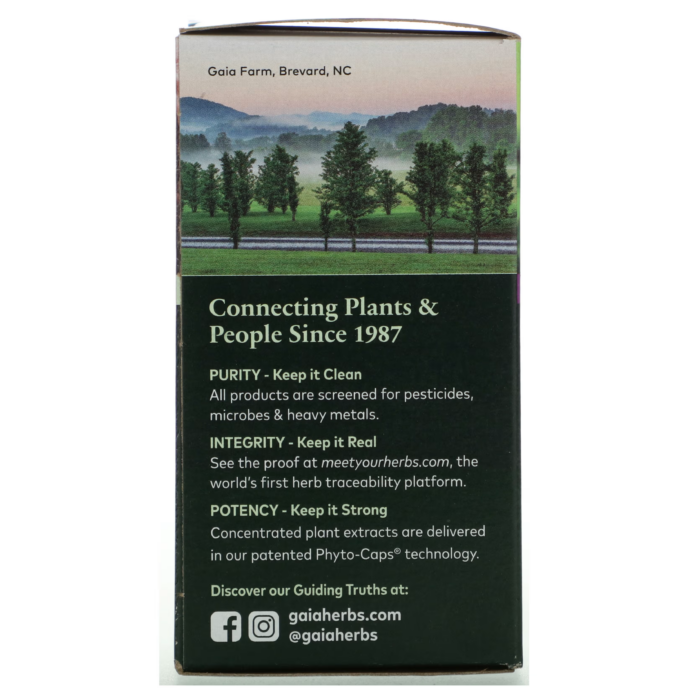 751063402606 - Gaia Herbs Fenugreek Seed Liquid Phyto-Caps, 60 caps. - gallery image 4