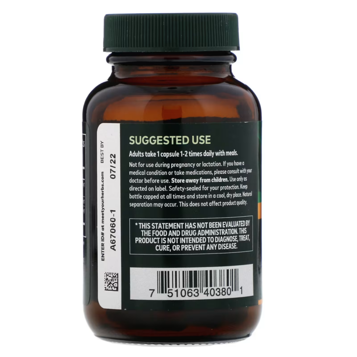751063403801 - Gaia Herbs Ginger Supreme Liquid Phyto-Caps, 60 caps. - gallery image 4