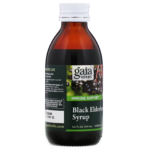 751063800037 - Gaia Herbs Black Elderberry Syrup Super Concentrated, 160 ml. - gallery image 5
