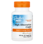 753950000698 - Doctor's Best, High Absorption CoQ10 , 100 mg, 60 Veggie Caps