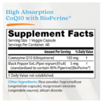 753950000698 - Doctor's Best, High Absorption CoQ10 , 100 mg, 60 Veggie Caps - gallery image 4