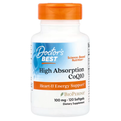 753950001831 - Doctor's Best High Absorption CoQ10 with BioPerine, 100 mg, 120 sgls