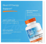 753950001886 - Doctor's Best High Absorption CoQ10 with BioPerine 100 mg, 120 vcaps. - gallery image 6