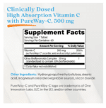 753950001916 - Doctor's Best, High Absorption Vitamin C, 60 Tablets - gallery image 4