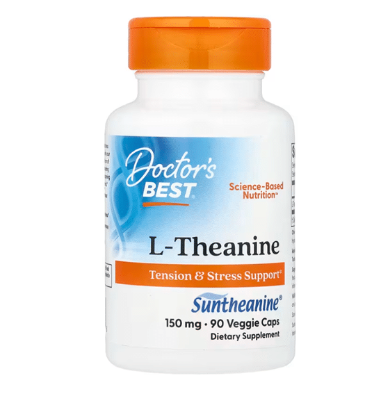 753950001978 - Doctors Best L-theanine 150 Mg 90 Veggie Caps - Threeleaf Wellness Club 753950001978 - Doctor's Best, L-Theanine, 150 mg, 90 Veggie Caps