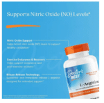 753950002005 - Doctor's Best Sustained Plus Immediate Release L-Arginine 500mg, 120 tabs. - gallery image 5