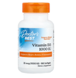 753950002098 - Doctor's Best, Vitamin D3, 25 mcg (1,000 IU), 180 Softgels