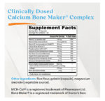 753950002456 - Doctor's Best, Calcium Bone Maker® Complex, 180 Capsules - gallery image 4