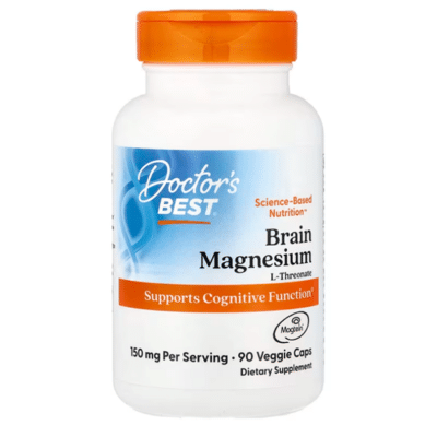 753950002838 - Doctor's Best, Brain Magnesium with Magtein®, 90 Veggie Caps (50 mg per Capsule)