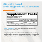 753950002838 - Doctor's Best, Brain Magnesium with Magtein®, 90 Veggie Caps (50 mg per Capsule) - gallery image 4