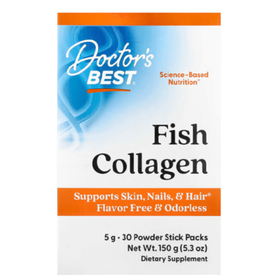 753950004184 - Doctor's Best Fish Collagen with Trumarine Collagen, 30 sticks.