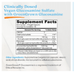 753950004511 - Doctor's Best Vegan Glucosamine Sulfate with GreenGrown Glucosamine 750mg, 180 vcaps. - gallery image 4