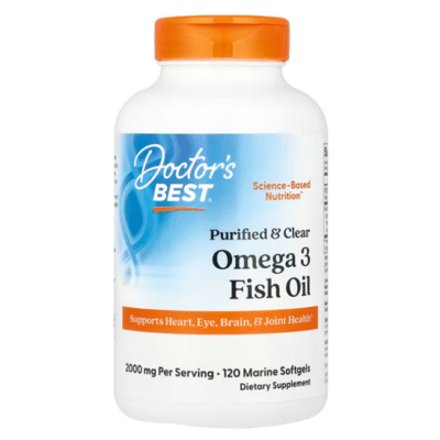 753950004788 - Doctor's Best Purified & Clear Omega 3 Fish Oil, 120 sgls.