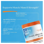 753950004917 - Doctor's Best, Pure L-Glutamine Powder, 10.6 oz (300 g) - gallery image 4