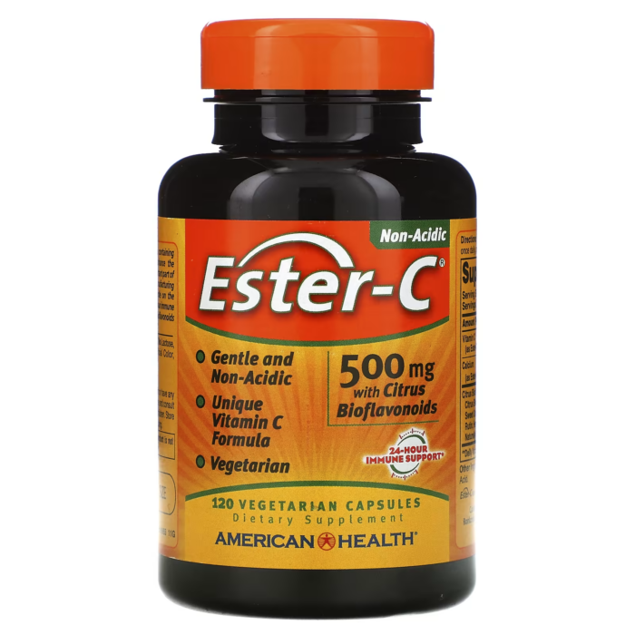 76630169660 - American Health Ester-C 500 mg w/Citrus Bioflavonoids (Veg.), 120 vcaps. - gallery image 3