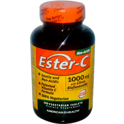 76630169820 - American Health Ester-C 1000 mg w/Citrus Bioflavonoids (Veg.), 120 tabs.