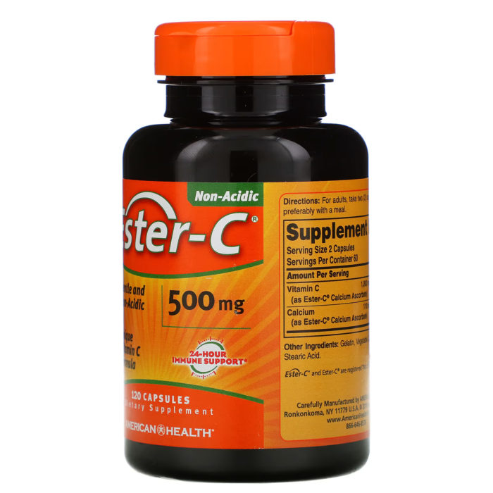 76630169868 - American Health Ester-C 500 mg, 120 caps. - gallery image 4