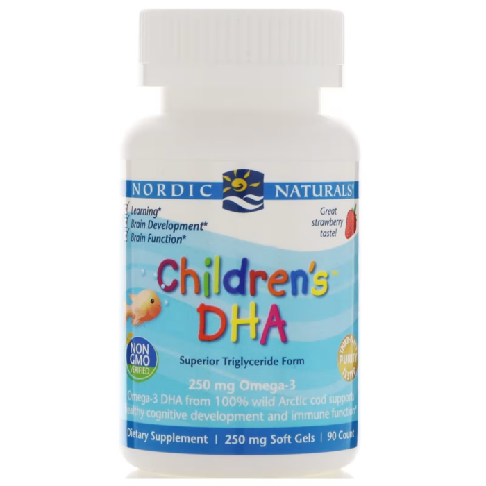 768990017100 - Nordic Naturals Children's DHA 250 mg - Strawberry, 90 sgls. - gallery image 3
