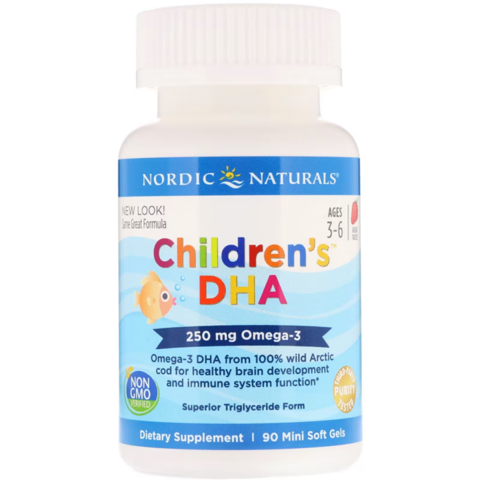 768990017100 - Nordic Naturals Children's DHA 250 mg - Strawberry, 90 sgls. - gallery image 6