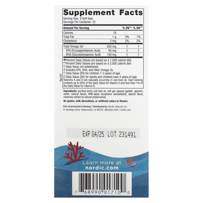 768990017100 - Nordic Naturals Children's DHA 250 mg - Strawberry, 90 sgls. - gallery image 9