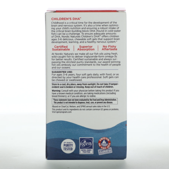 768990017209 - Nordic Naturals Children's DHA 250 mg - Strawberry, 180 sgls. - gallery image 4