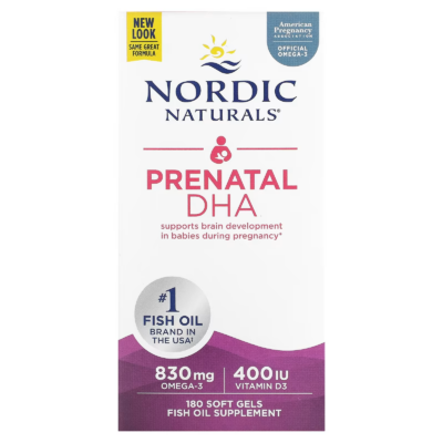 768990017483 - Nordic Naturals, Prenatal DHA, 180 sgls.