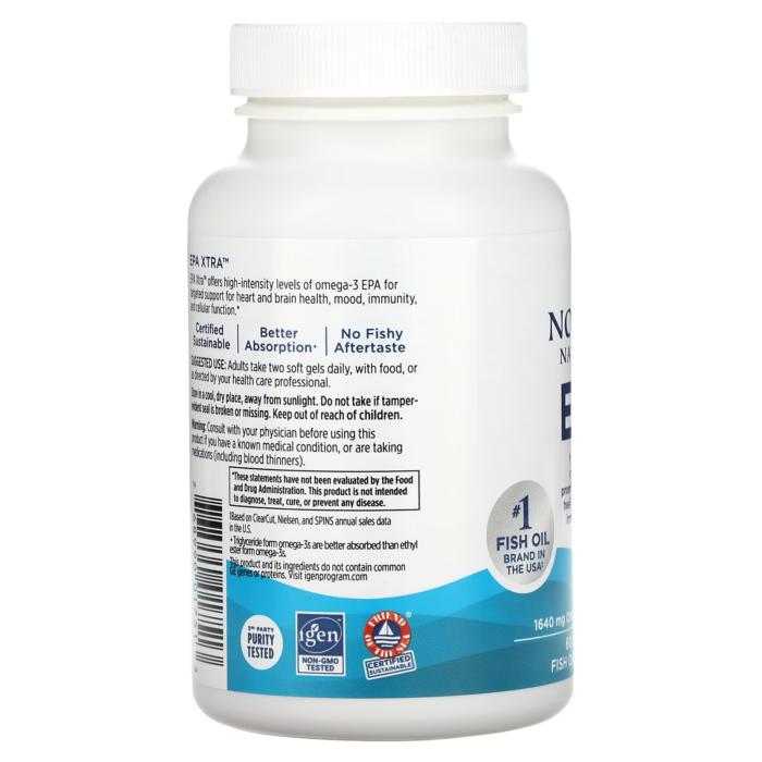 768990017513 - Nordic Naturals EPA Xtra, 60ct - gallery image 9