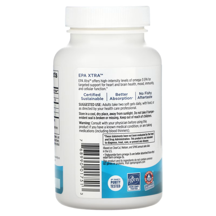 768990017513 - Nordic Naturals EPA Xtra, 60ct - gallery image 10