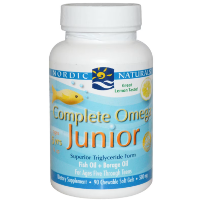 768990017759 - Nordic Naturals Complete Omega Junior 500 mg - Lemon, 90 sgls.