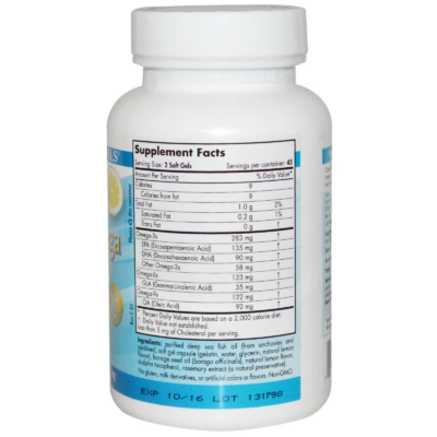 768990017759 - Nordic Naturals Complete Omega Junior 500 mg - Lemon, 90 sgls. - gallery image 2