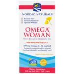 768990017803 - Nordic Naturals, Omega Woman 500 mg - Lemon, 120 sgls.