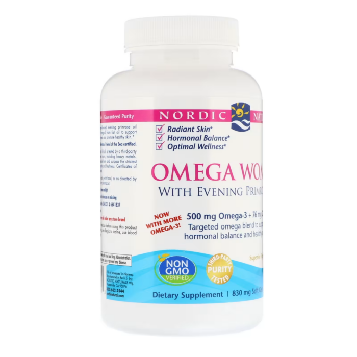 768990017803 - Nordic Naturals, Omega Woman 500 mg - Lemon, 120 sgls. - gallery image 5
