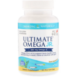 768990017988 - Nordic Naturals, Ultimate Omega® Junior, Ages 6+, Strawberry, 90 Mini Soft Gels (340 mg per Soft Gel) - gallery image 5