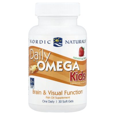 768990018176 - Nordic Naturals Daily Omega Kids - Strawberry, 30 sgls