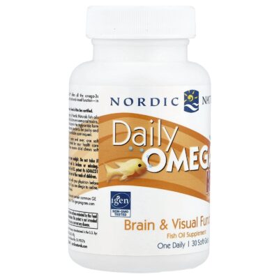 768990018176 - Nordic Naturals Daily Omega Kids - Strawberry, 30 sgls - gallery image 2