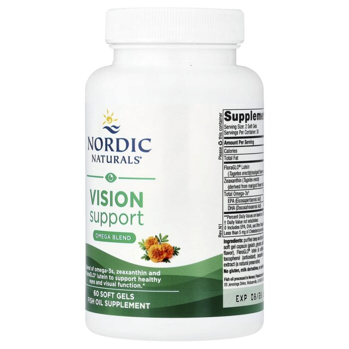 768990018404 - Nordic Naturals Omega Vision, 60 sgls - gallery image 4
