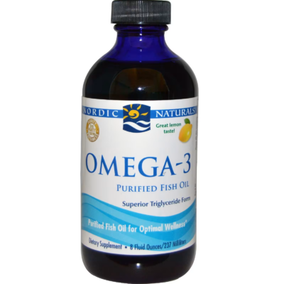 768990027635 - Nordic Naturals Omega-3 Liquid - Lemon, 237 ml.