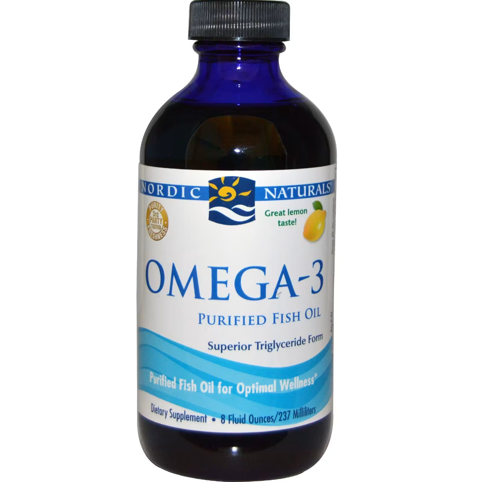 768990027635 - Nordic Naturals Omega-3 Liquid - Lemon 237 Ml - Threeleaf Wellness Club 768990027635 - Nordic Naturals Omega-3 Liquid - Lemon, 237 ml.