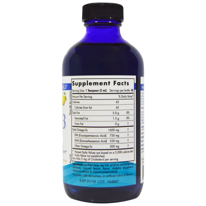 768990027635 - Nordic Naturals Omega-3 Liquid - Lemon, 237 ml. - gallery image 4