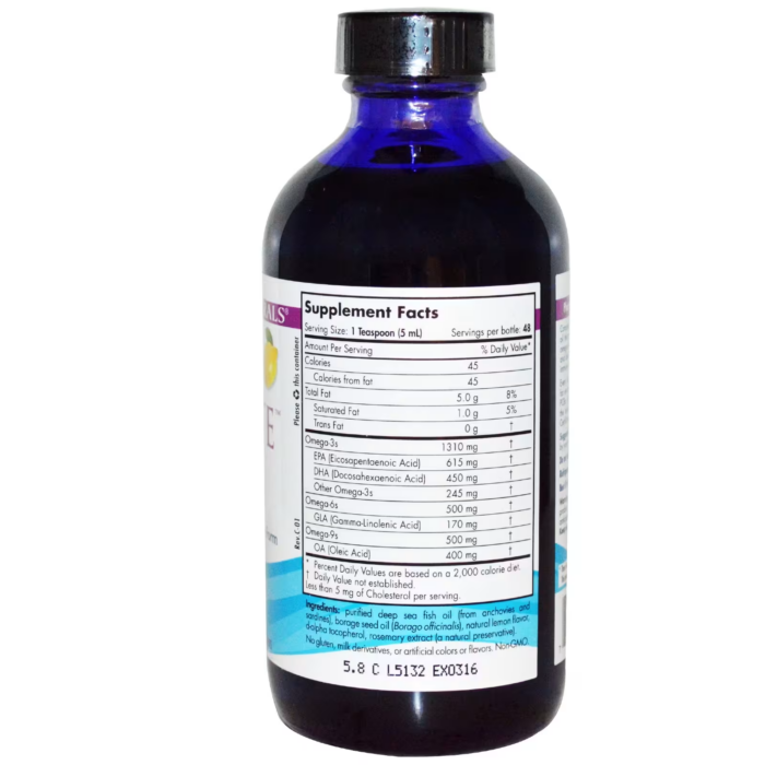 768990027734 - Nordic Naturals Complete Omega Liquid - Lemon, 237 ml. - gallery image 2
