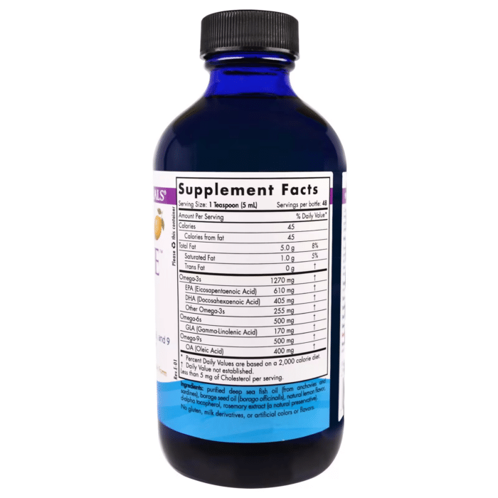 768990027734 - Nordic Naturals Complete Omega Liquid - Lemon, 237 ml. - gallery image 4