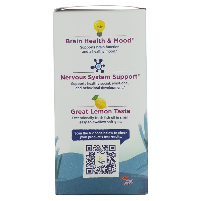 768990027758 - Nordic Naturals Complete Omega Junior 500 mg - Lemon, 180 sgls - gallery image 2
