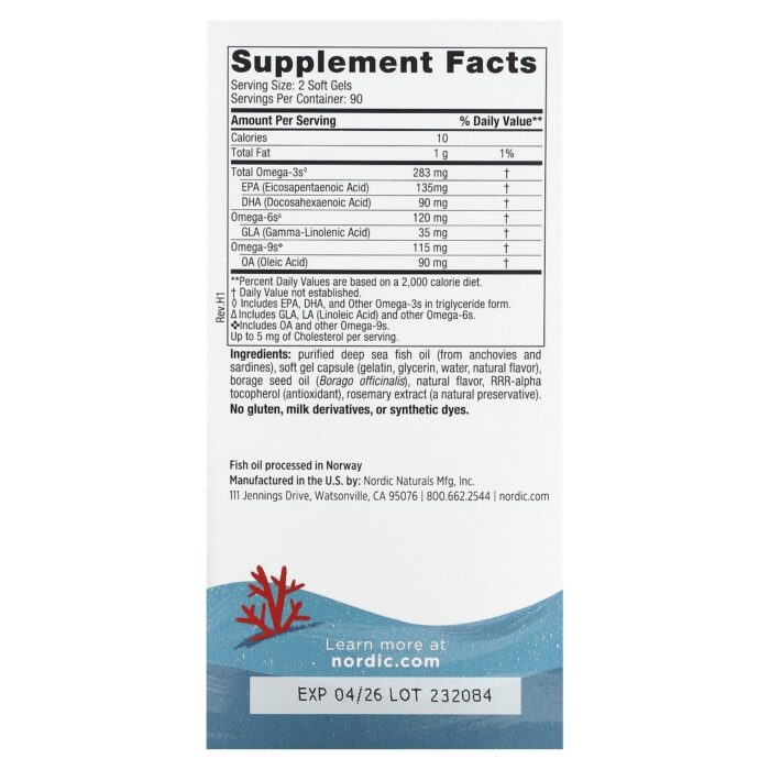 768990027758 - Nordic Naturals Complete Omega Junior 500 mg - Lemon, 180 sgls - gallery image 4