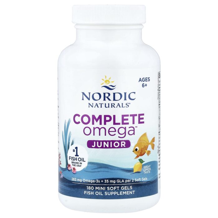 768990027758 - Nordic Naturals Complete Omega Junior 500 mg - Lemon, 180 sgls - gallery image 7