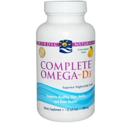 768990027789 - Nordic Naturals Complete Omega-D3 1000 mg - Lemon, 120 sgls.