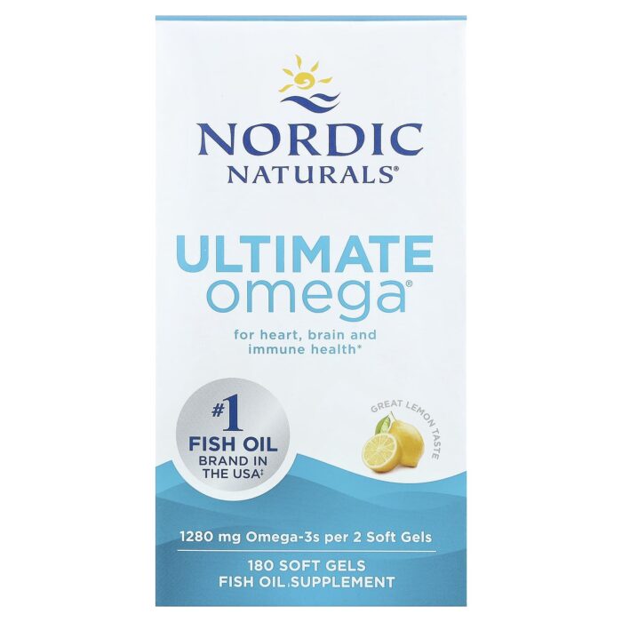 768990037900 - Nordic Naturals Ultimate Omega 1000 mg - Lemon, 180 sgls - gallery image 9