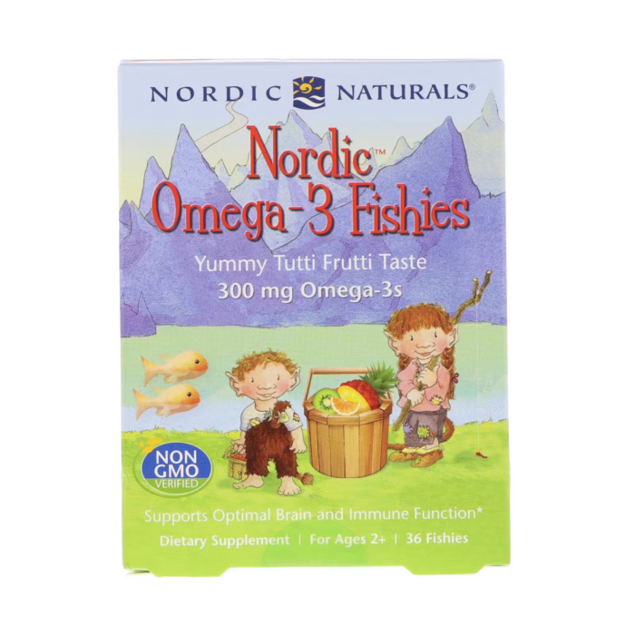 768990311307 - Nordic Naturals Nordic Omega-3 Fishies - Tutti Frutti, 36 gums. - gallery image 5