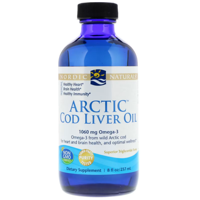 768990537851 - Nordic Naturals Arctic Cod Liver Oil - Plain, 237 ml. - gallery image 3