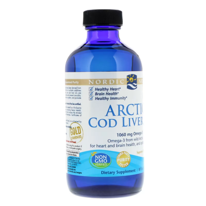 768990537851 - Nordic Naturals Arctic Cod Liver Oil - Plain, 237 ml. - gallery image 6