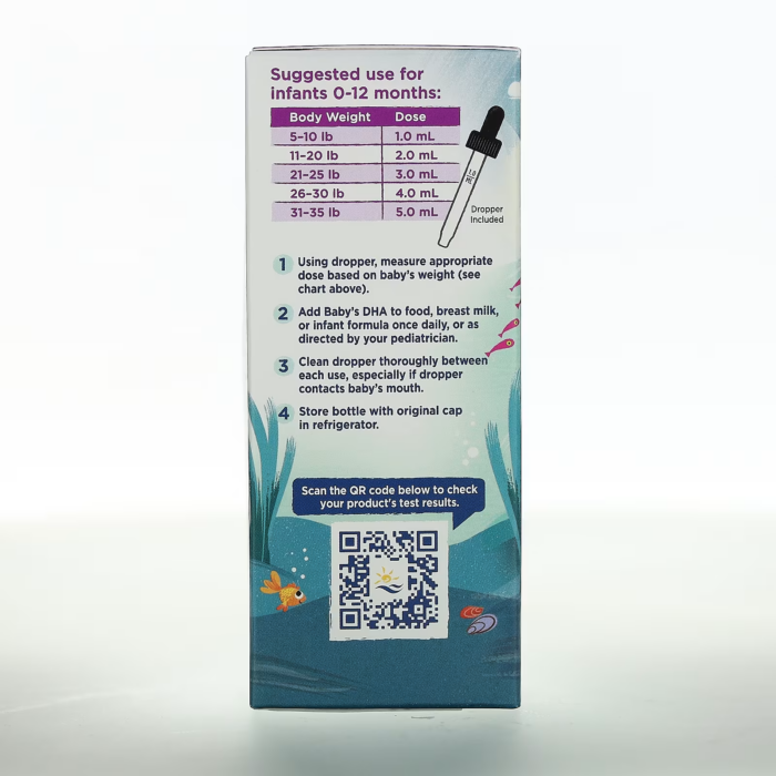 768990537875 - Nordic Naturals Baby's DHA, 60 ml. - gallery image 4